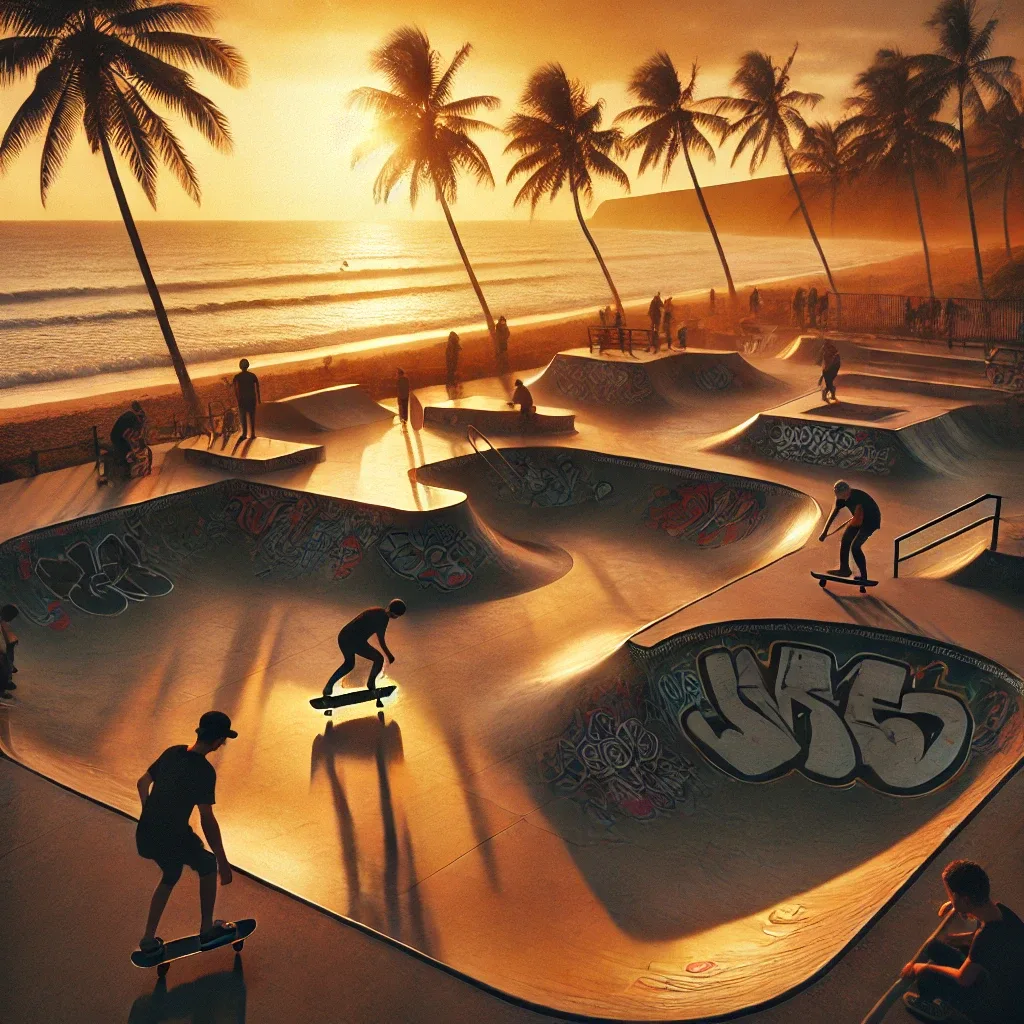 Skatepark am Strand